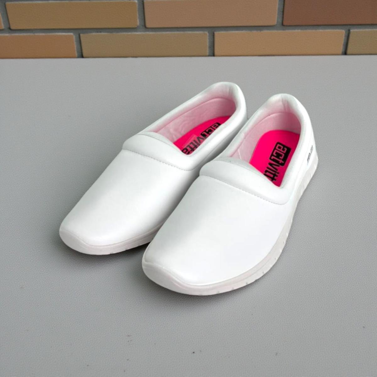 Tênis Feminino Actvitta Slip On Com elasticidade Branco 4