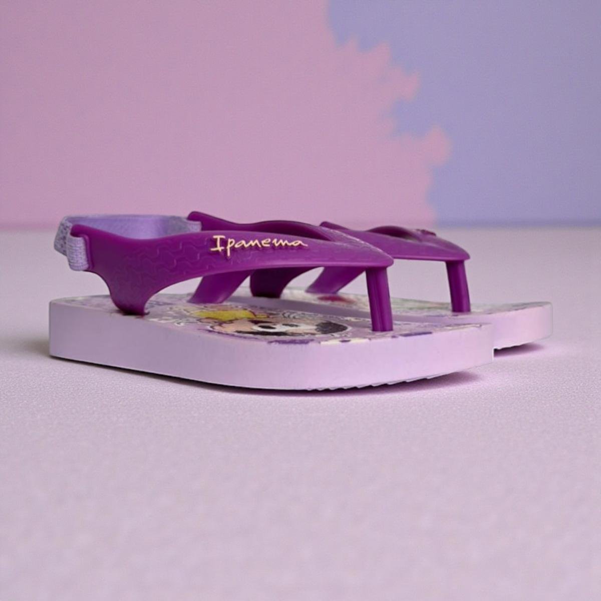 Chinelo Infantil Ipanema Turma Da Monica Meninas Lilás 2