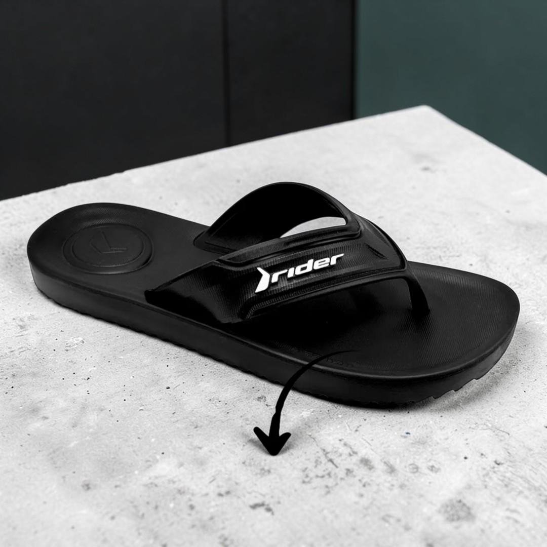 Chinelo Rider Trace Dedo Preto 3