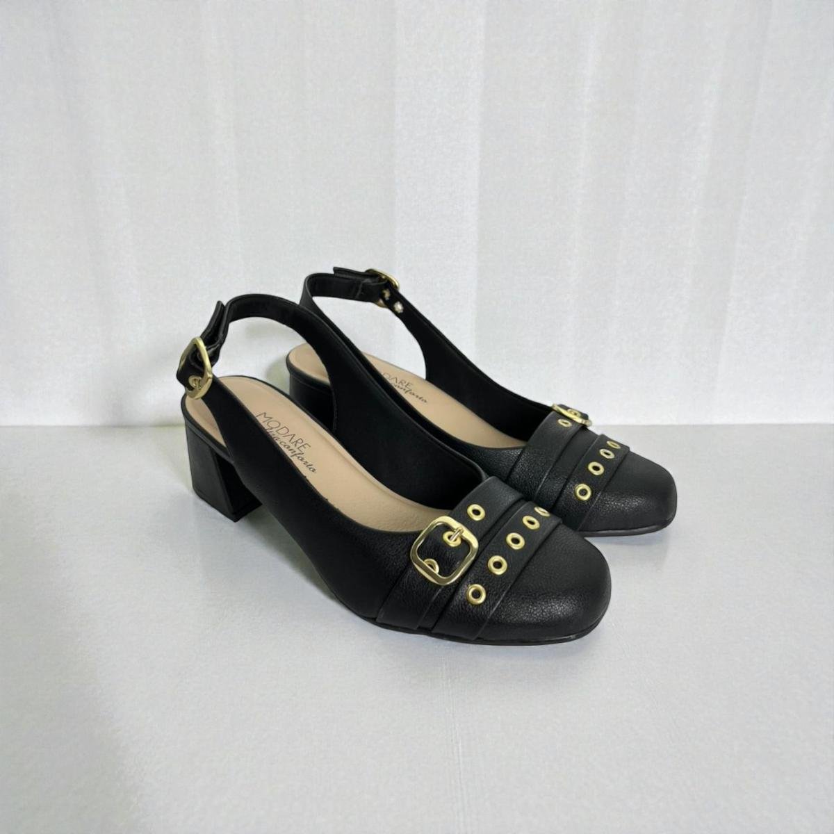 Sapato Modare Ultra Conforto e elegância Feminino Preto 4