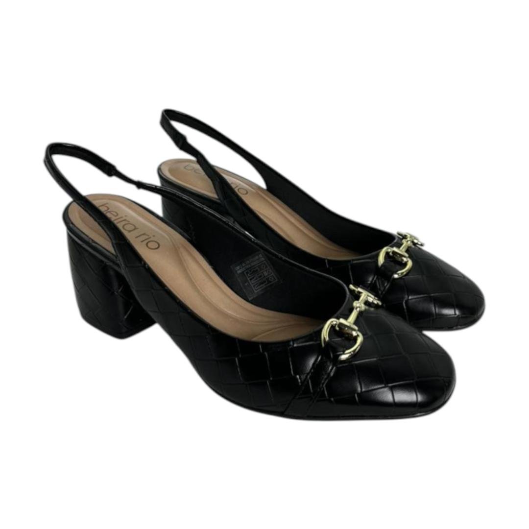 Sapato Beira Rio Napa Tresse Toronto