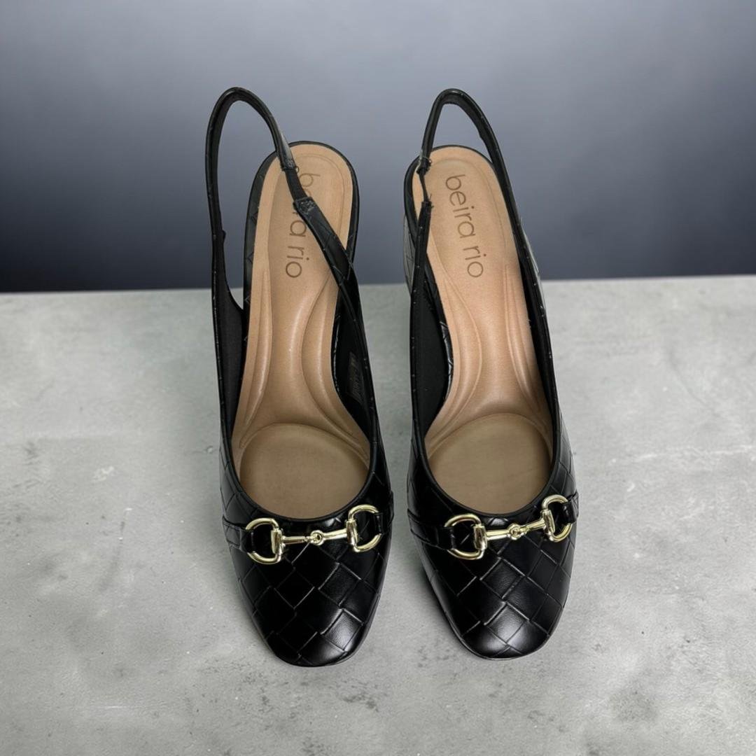 Sapato Beira Rio Napa Tresse Toronto Preto 4