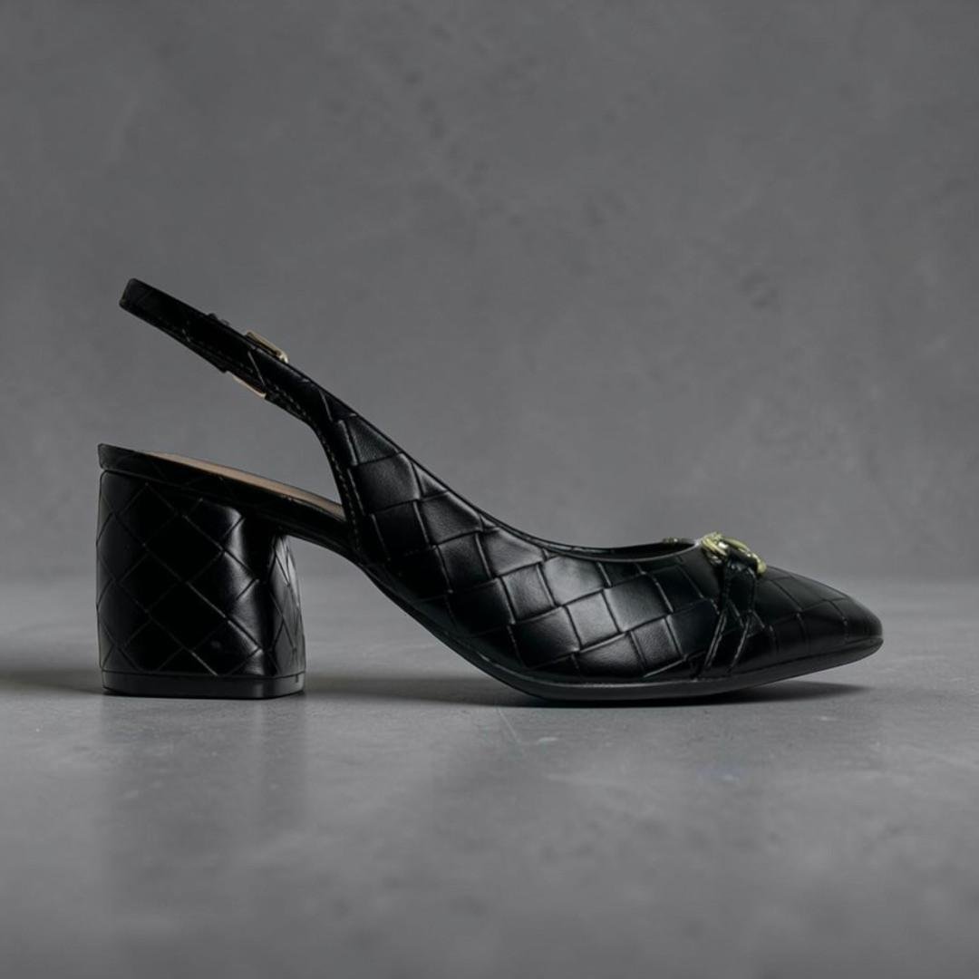 Sapato Beira Rio Napa Tresse Toronto Preto 5