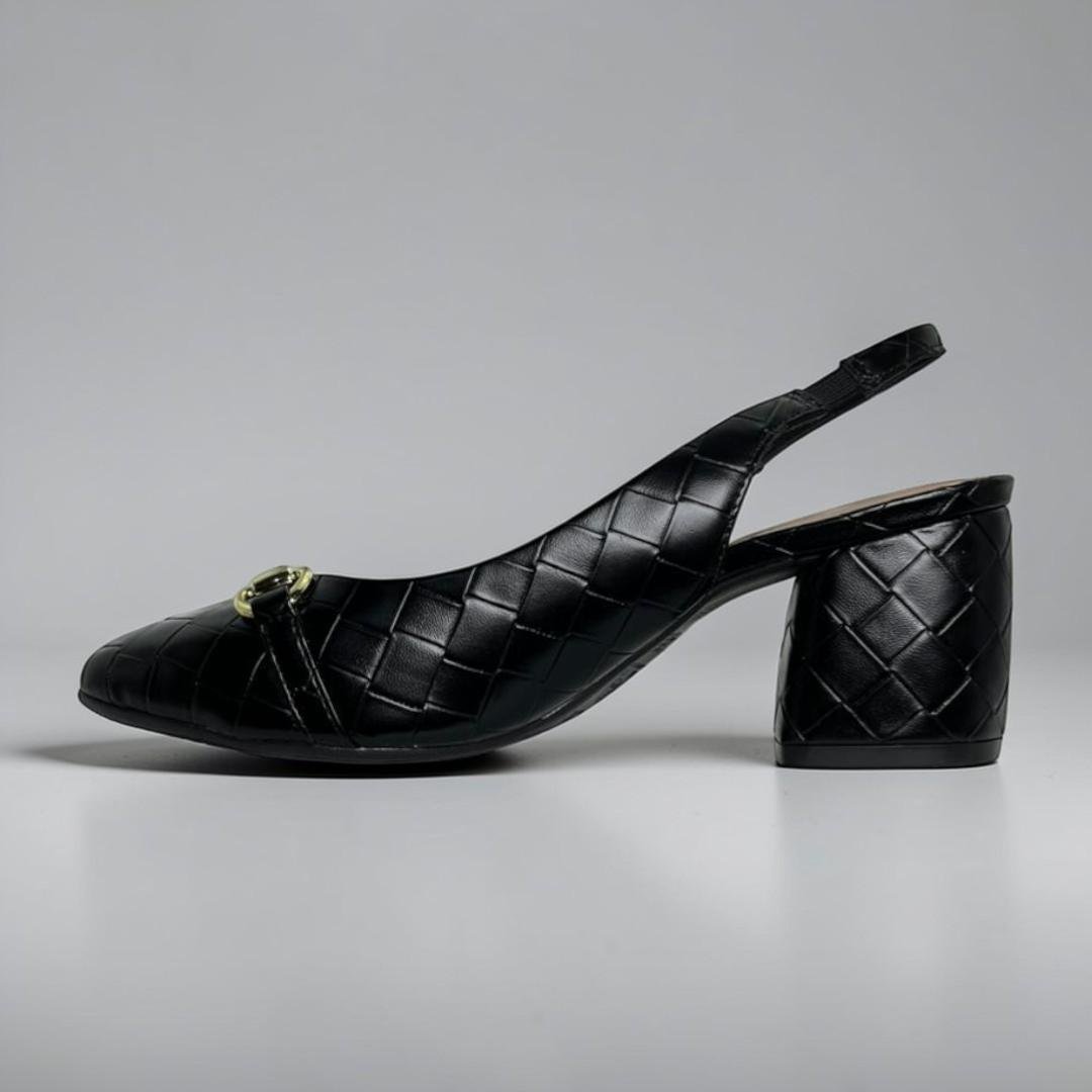 Sapato Beira Rio Napa Tresse Toronto Preto 6