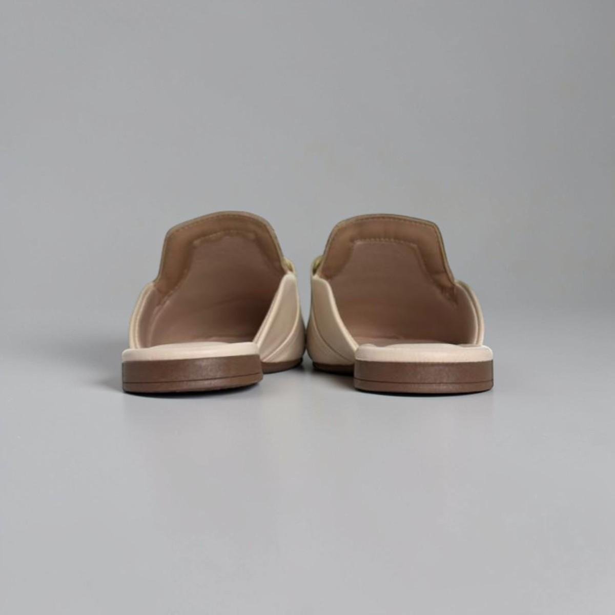 Mule Beira Rio Napa Turim Creme Atemporal Bege 3