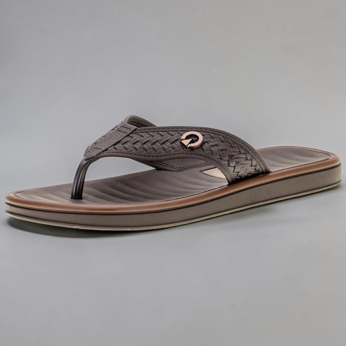 Chinelo Masculino Coimbra II Cartago Dedo Café Marrom 4