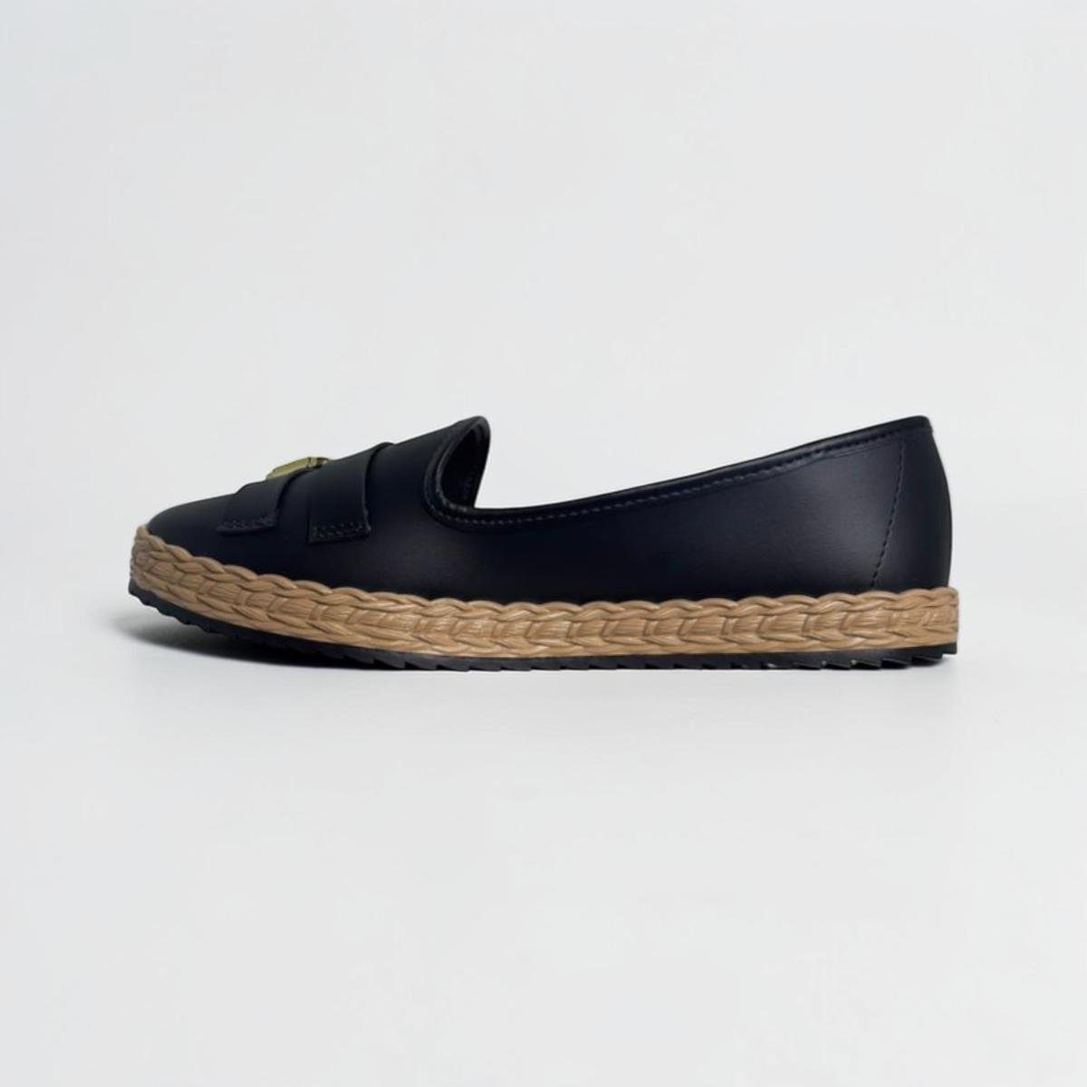 Sapato Beira Rio Feminino Casual de Fivéla Preto 5