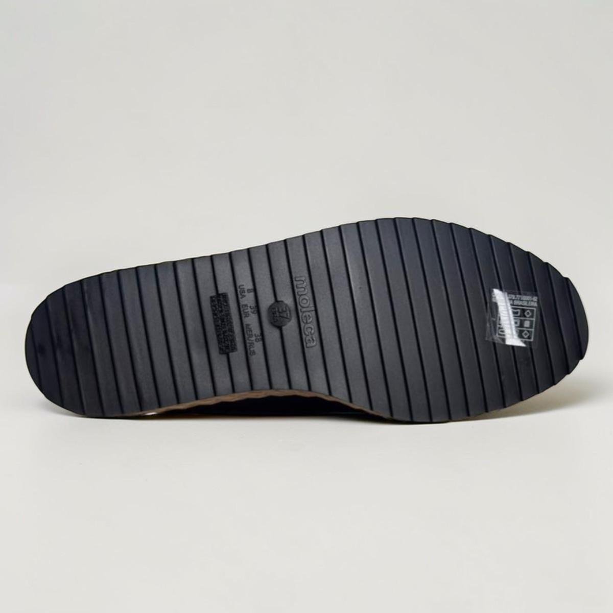 Sapato Beira Rio Feminino Casual de Fivéla Preto 6
