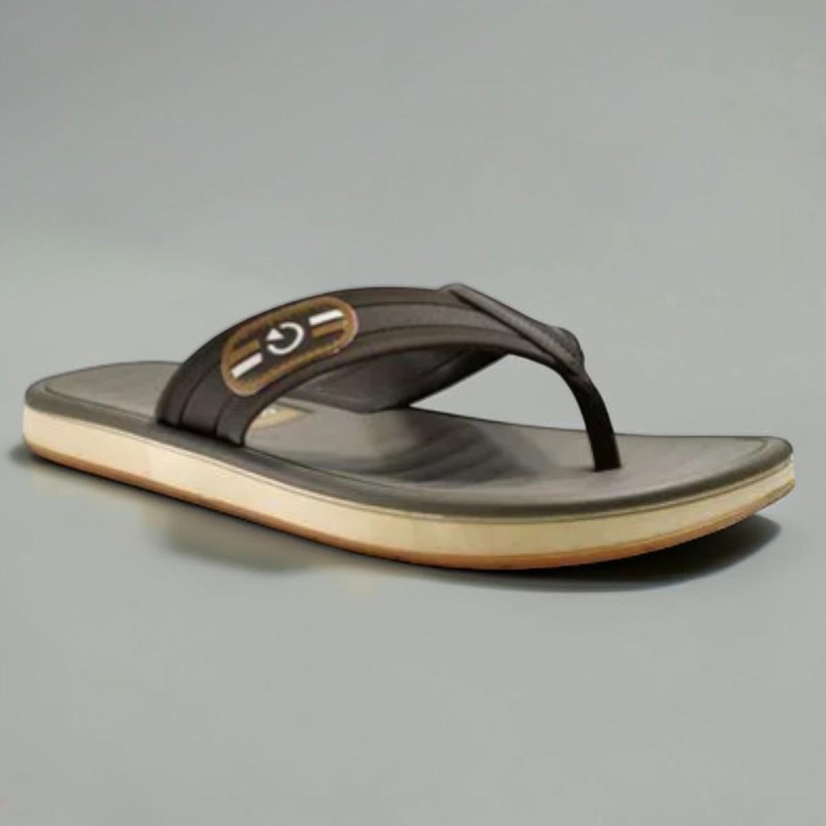 Chinelo Cartago Masculino de Dedo Cinza Paris II Marrom 3