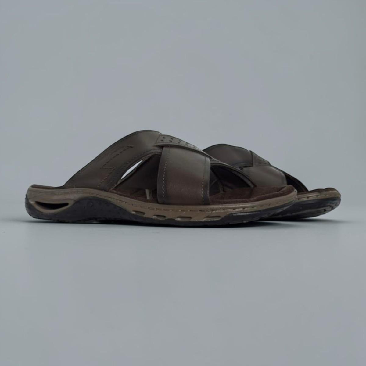 Chinelo Pegada Masculino 131661 Anilina Pinhão Cravo 5