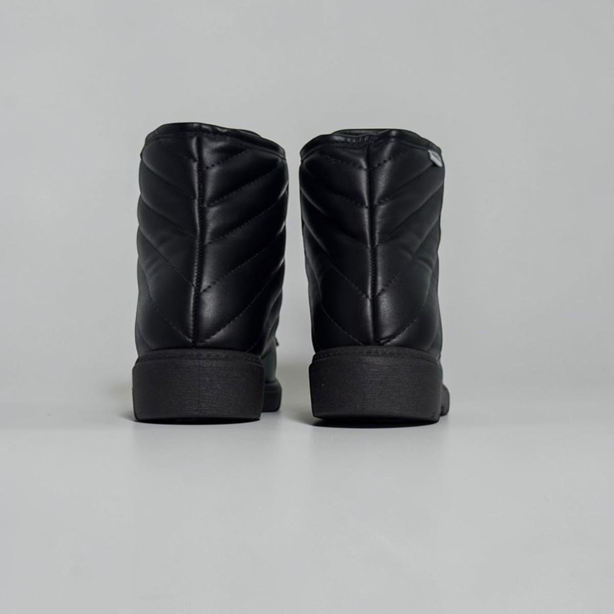 Bota Molekinha Coturno Meninas Napa Berlim Preto 4