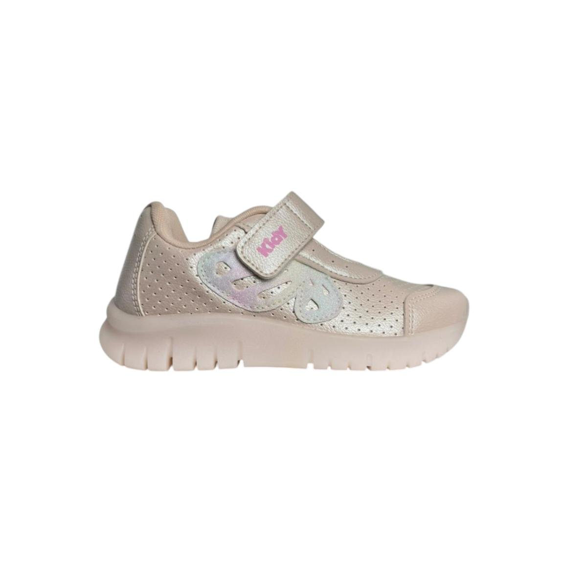 Tênis infantil menina kidy com led casual - escolar
