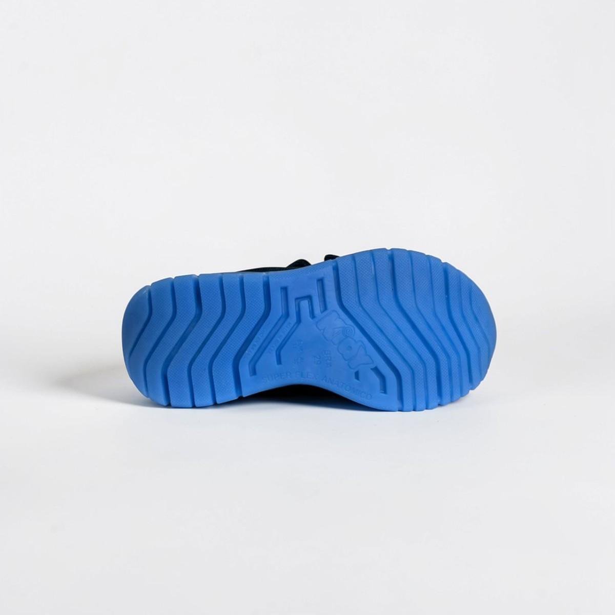 Tênis Infantil Kidy Light Fun LED Menino Leve Confortável Azul Marinho 3