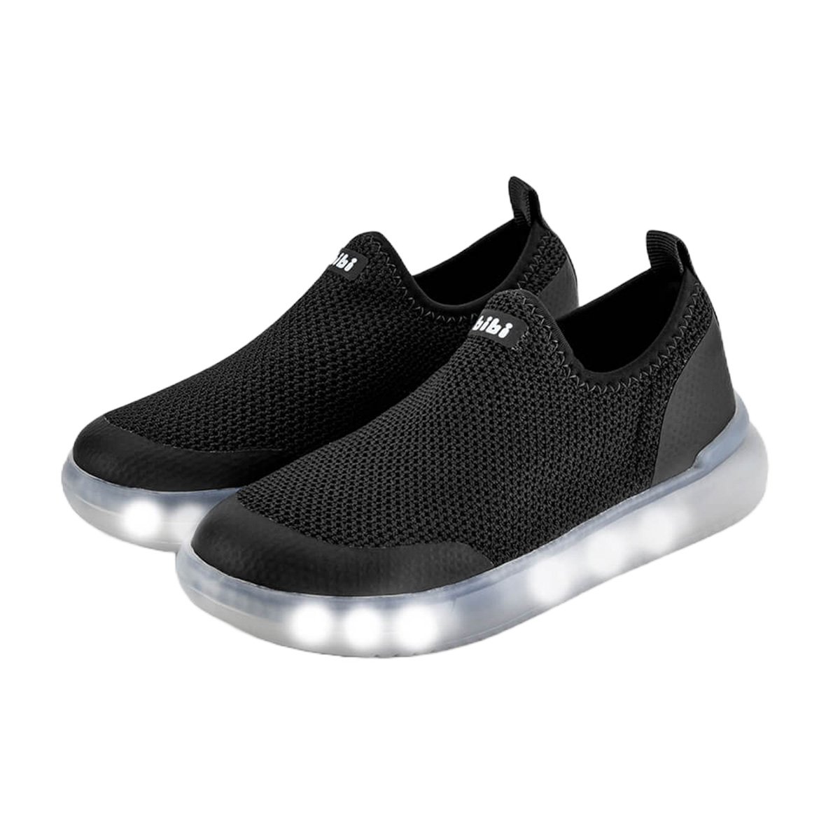 Tenis Infantil Bibi Boom Com Led Preto 2