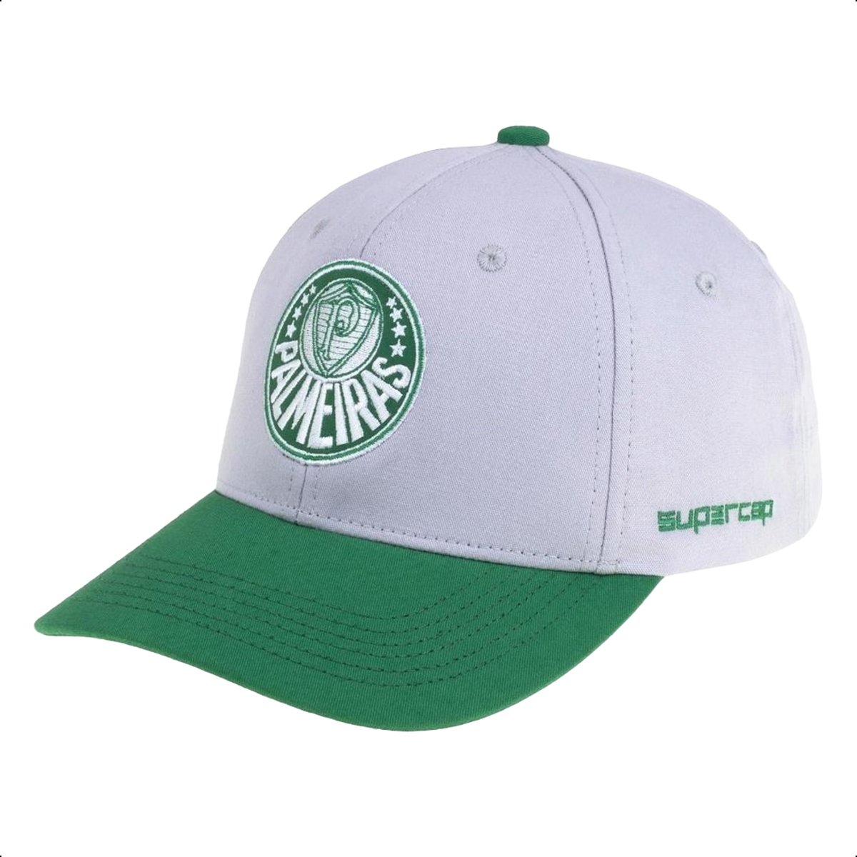 Bone SuperCap Palmeiras Bordado Branco 2