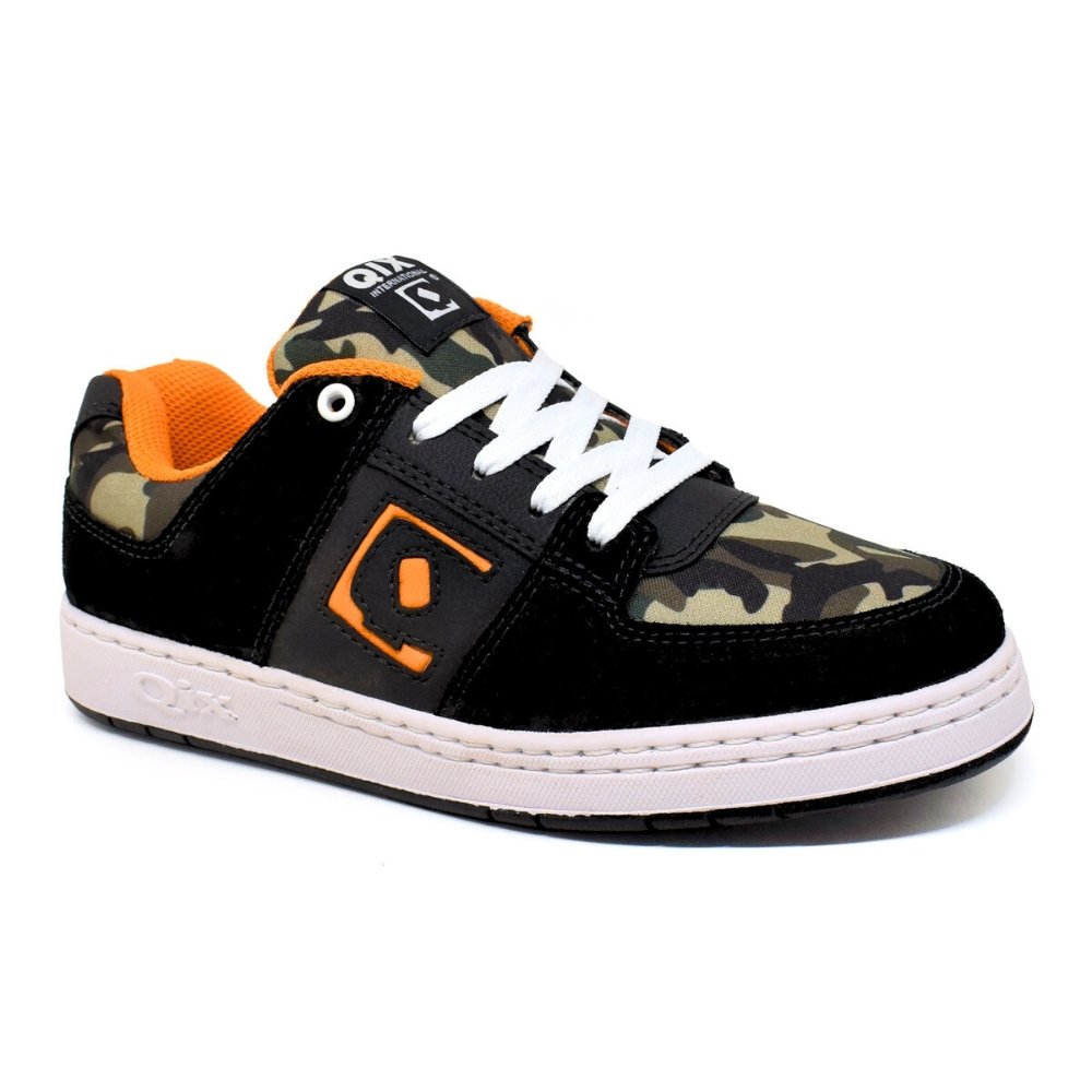 Tênis Qix 90 S Preto Laranja Camuflado 25004 Laranja 1