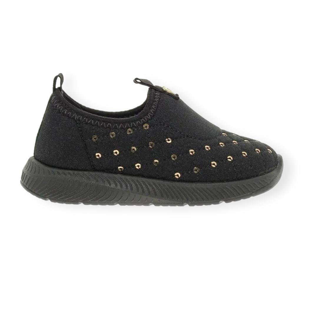 TENIS MOLEKINHA SLIP ON INF BABY MENINA 2723.117 Preto 1