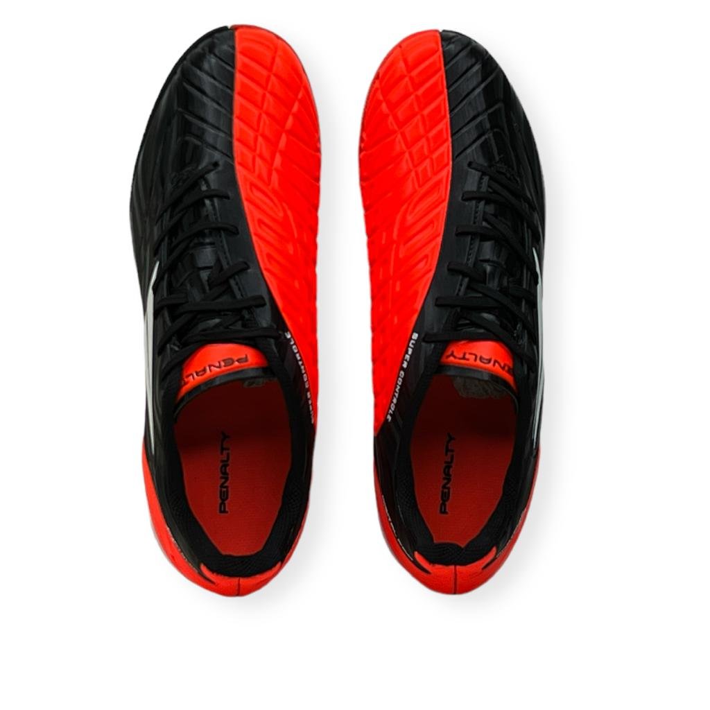 Chuteira Penalty Digital Pro XX 242209/9143 Preto/CORAL/Branco 3