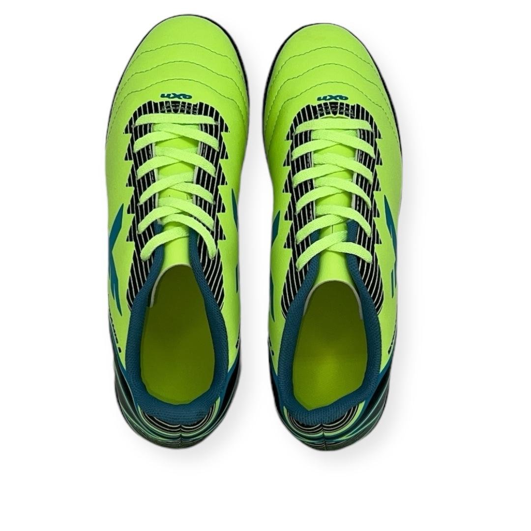 CHUTEIRA OXN FUTEBOL SOCIETY AD MASC DYNAMIC II STRIKE 389 Verde/Azul 3