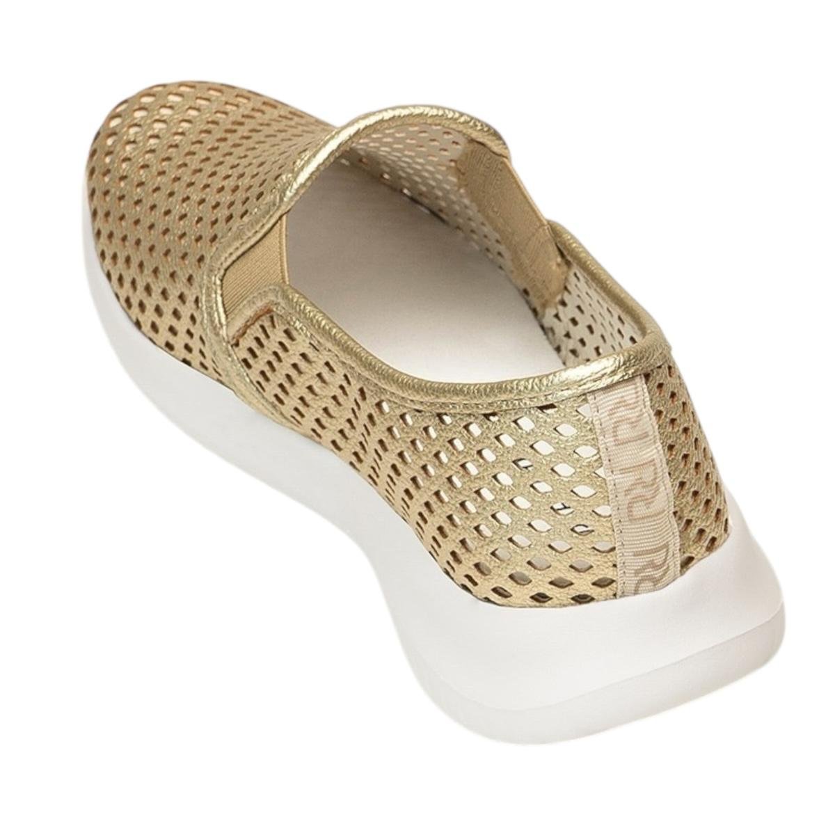 TENIS RAFITTHY FEMININO CALCE FACIL CASUAL 20.24002A4 DOURADO Dourado 3