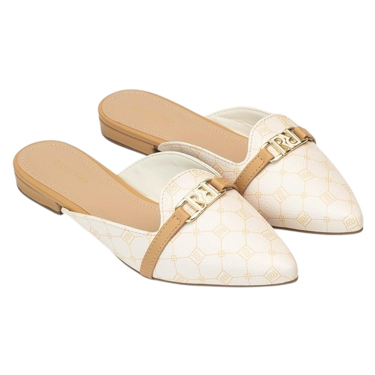 MULE RAFITTHY FEMININA CASUAL 18.18001A OFF WHITE Off White 2