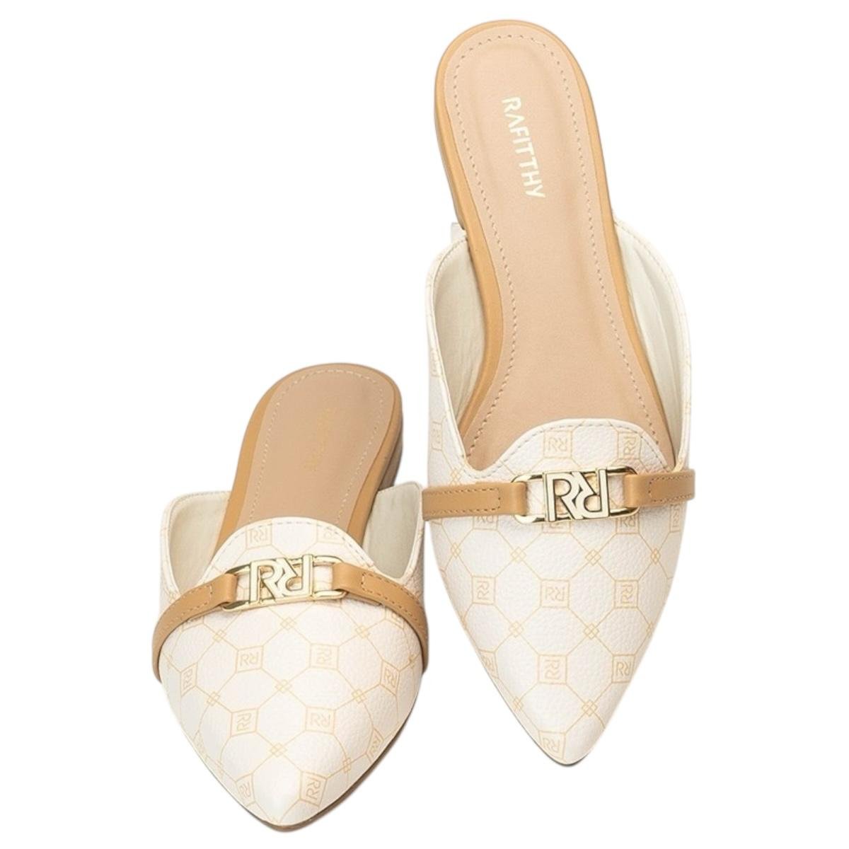 MULE RAFITTHY FEMININA CASUAL 18.18001A OFF WHITE Off White 3