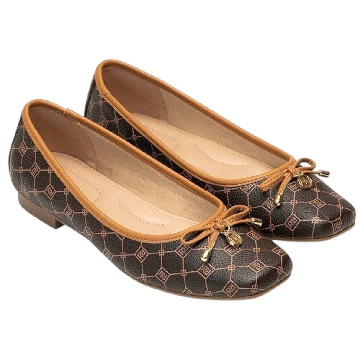 SAPATILHA RAFITTHY FEMININA CASUAL 18.50004A MARROM Marrom/Caramelo 2