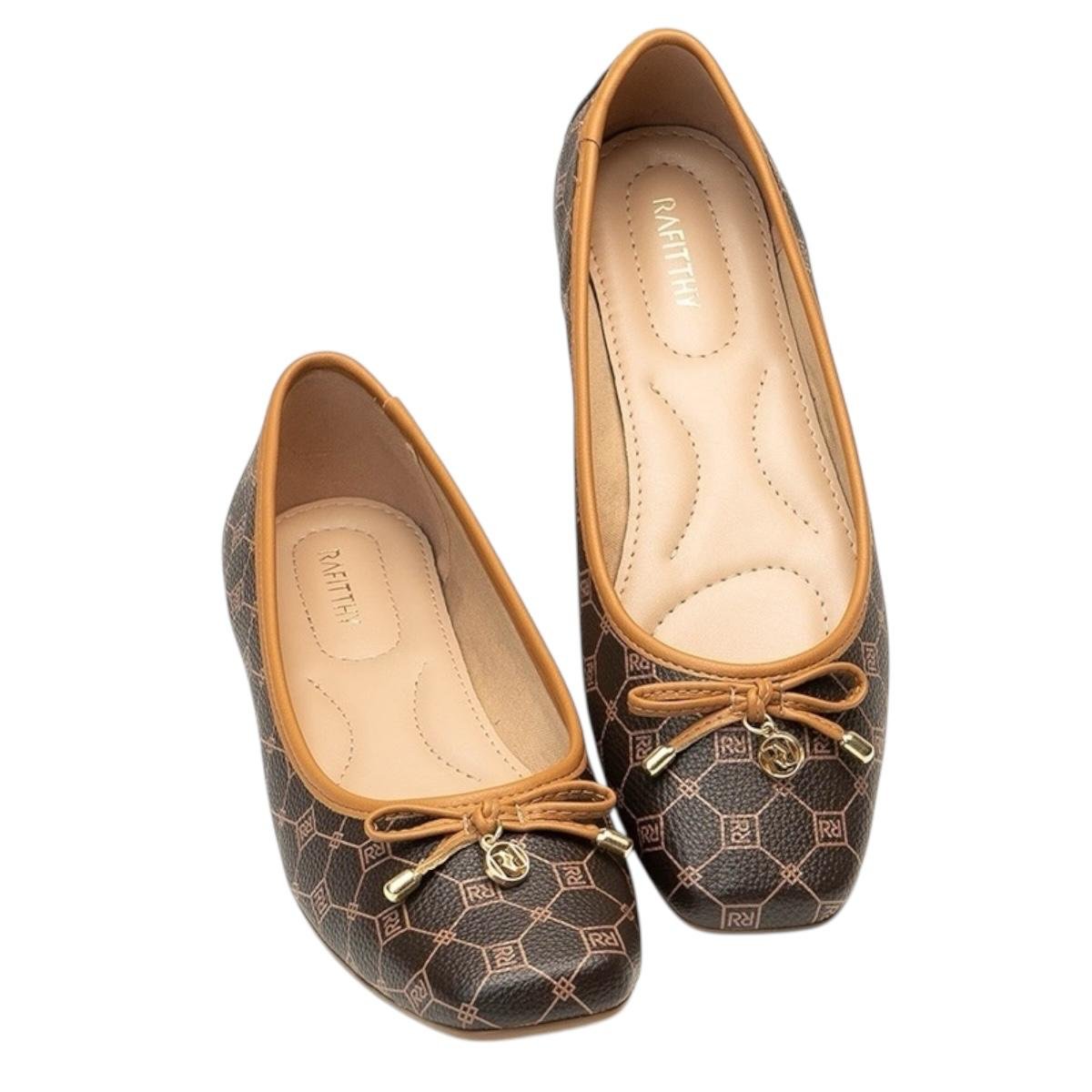 SAPATILHA RAFITTHY FEMININA CASUAL 18.50004A MARROM Marrom/Caramelo 3