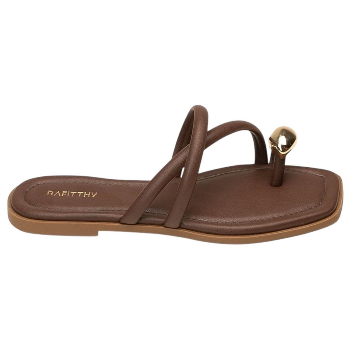 TAMANCO RAFITTHY FEMININA RASTEIRA CASUAL 18.86013A MARROM