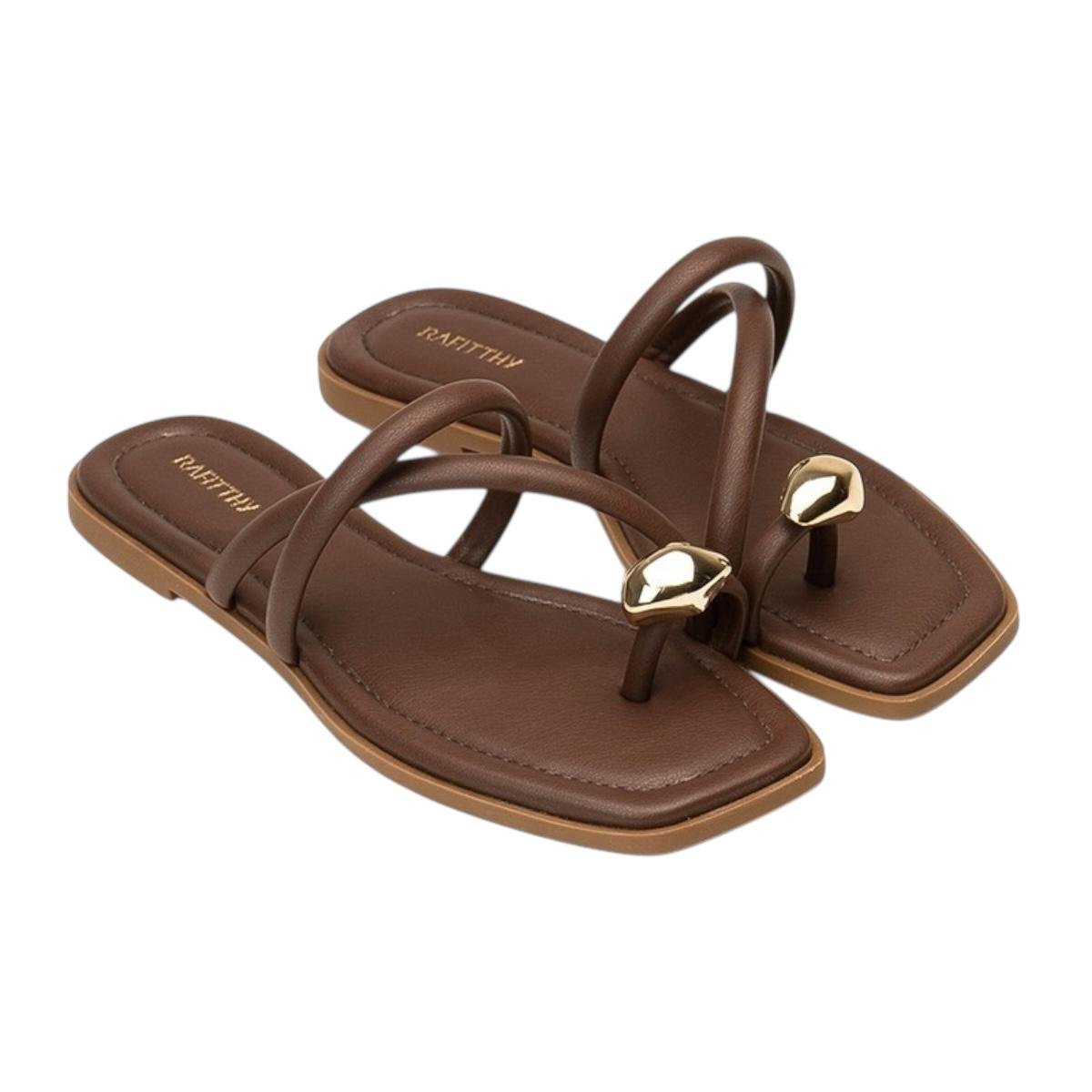 TAMANCO RAFITTHY FEMININA RASTEIRA CASUAL 18.86013A MARROM Marrom 2