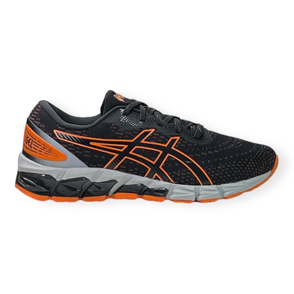 TENIS ASICS GEL-QUANTUM 180 1201A861 Preto/Laranja 2