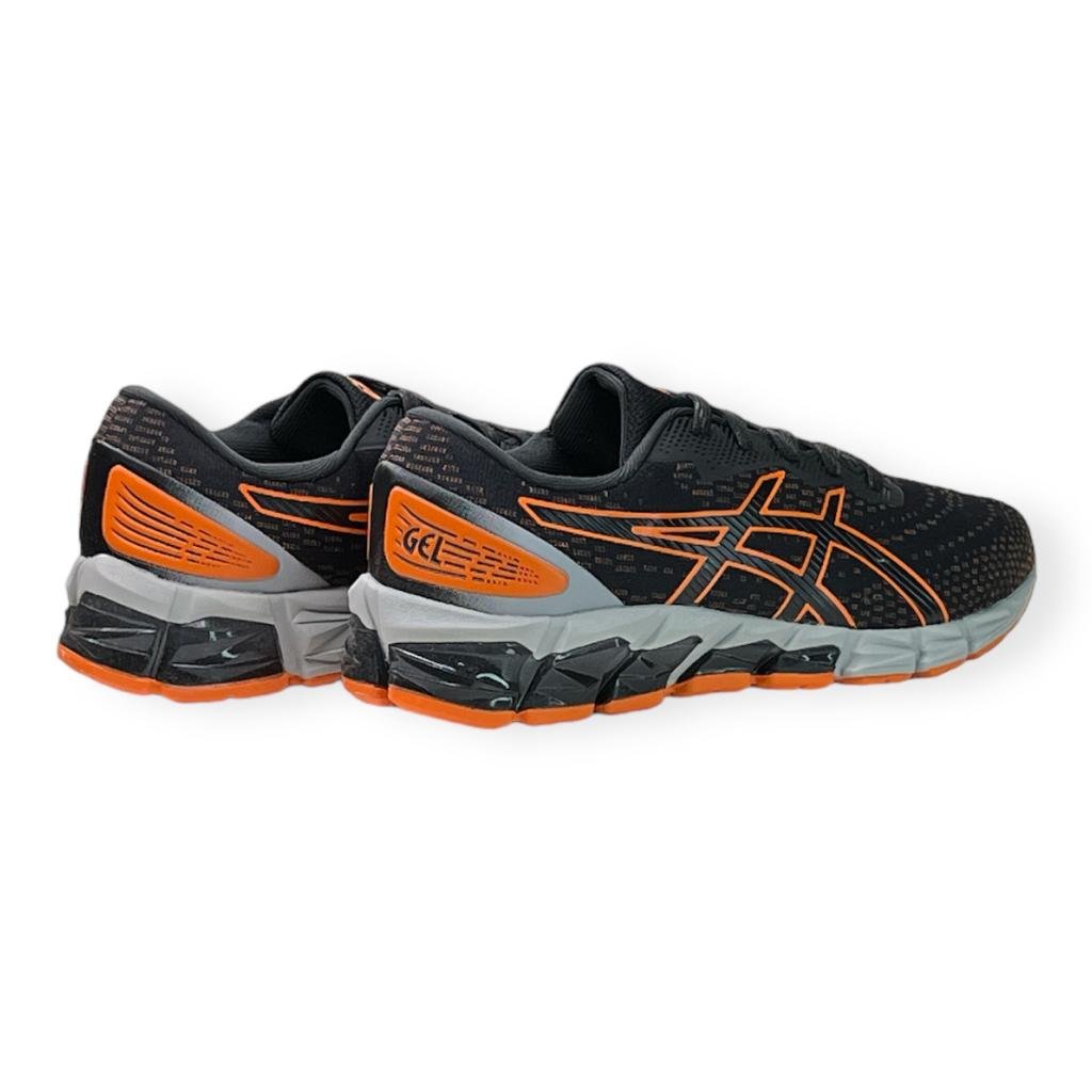 TENIS ASICS GEL-QUANTUM 180 1201A861 Preto/Laranja 4