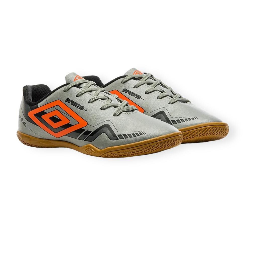 TENIS UMBRO PRISMA+ INDOOR U01FB00144 Cinza/Laranja 2