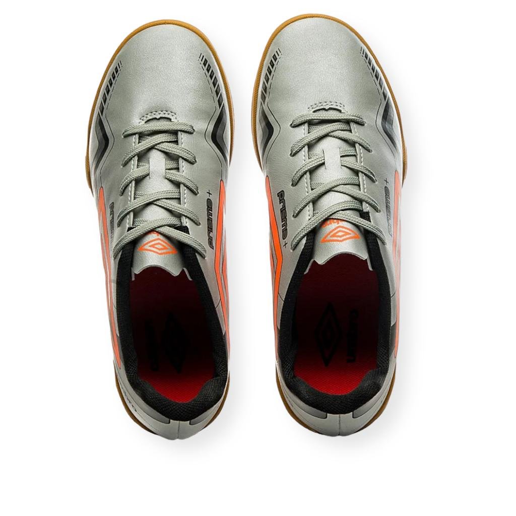 TENIS UMBRO PRISMA+ INDOOR U01FB00144 Cinza/Laranja 3