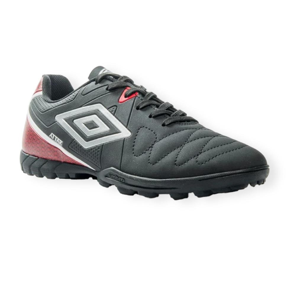 CHUTEIRA UMBRO ATTAK SOCIETY U01FB072 Preto/Vermelho 2