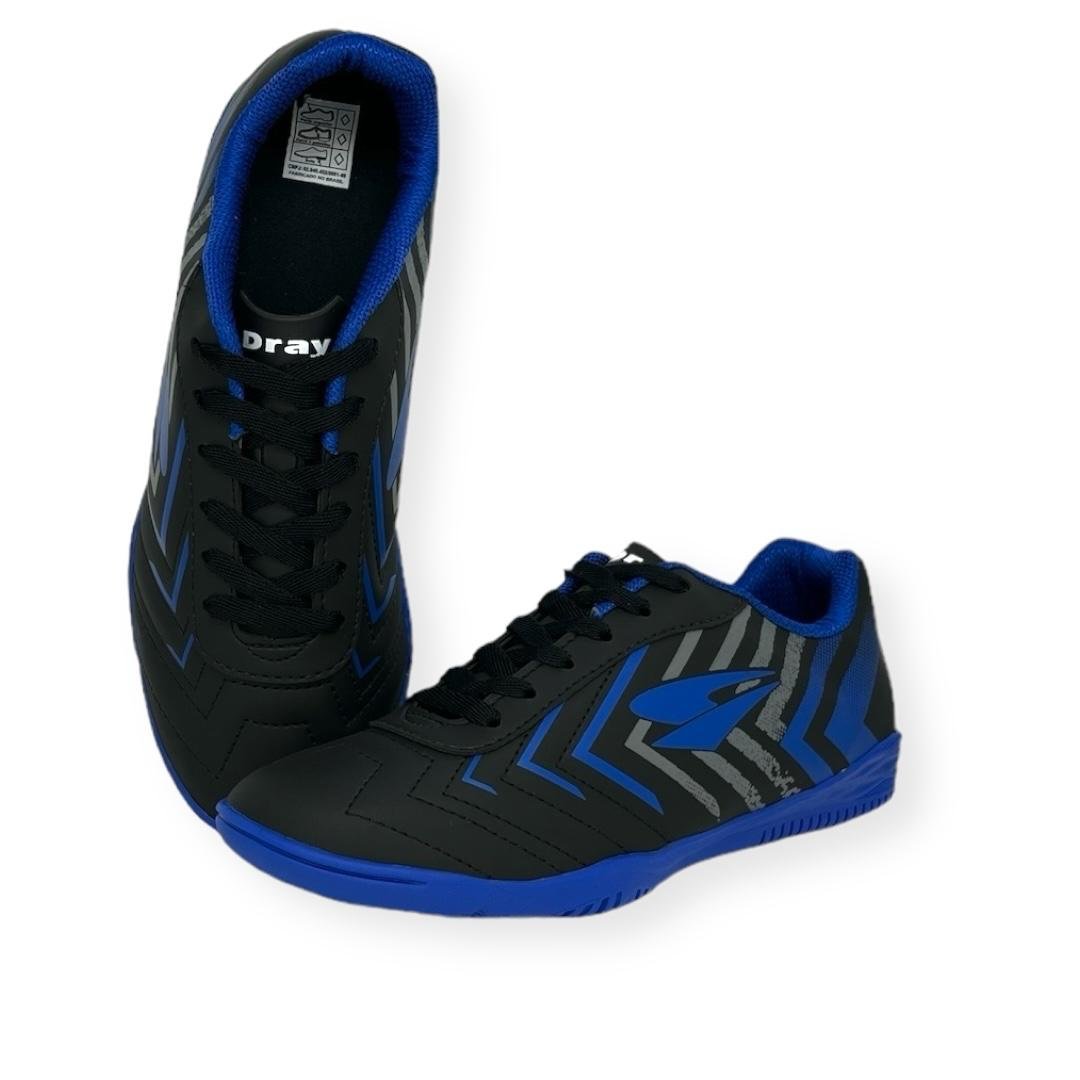 TENIS DRAY FUTSAL AD MASC 330 Preto/Azul 4