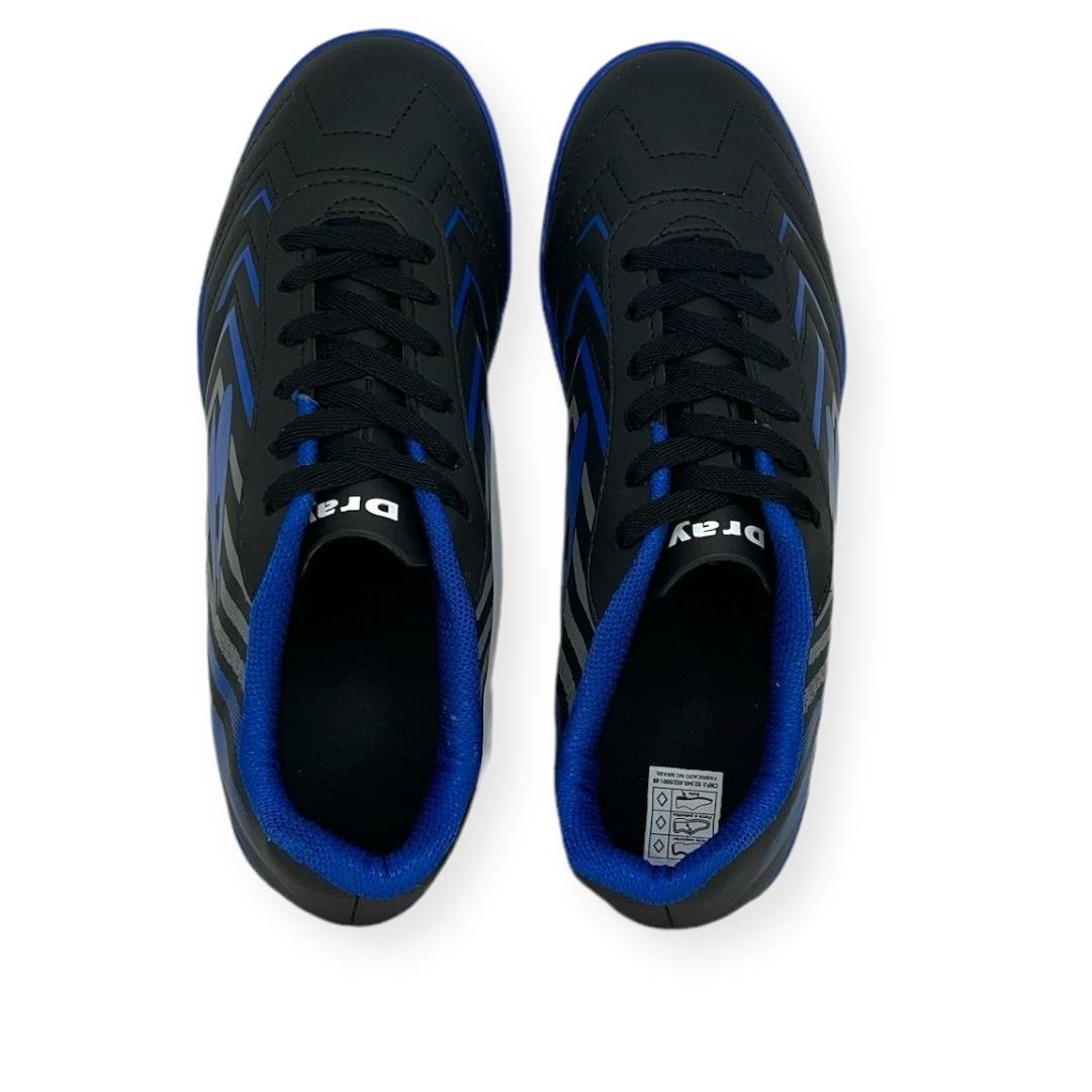 TENIS DRAY FUTSAL AD MASC 330 Preto/Azul 3