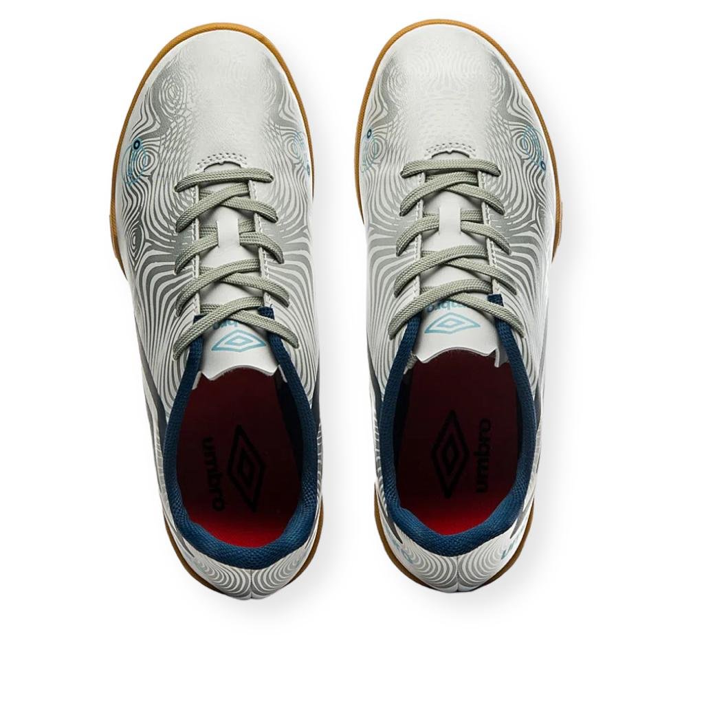 TENIS UMBRO ORBIT INDOOR AD U01FB00152 Prata/Azul Marinho 3