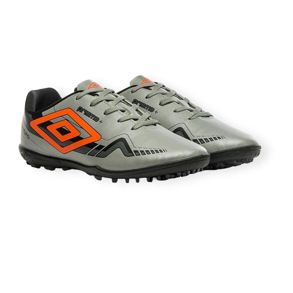 CHUTEIRA UMBRO PRISMA+ SOCIETY U01FB00143 Cinza/Laranja 2