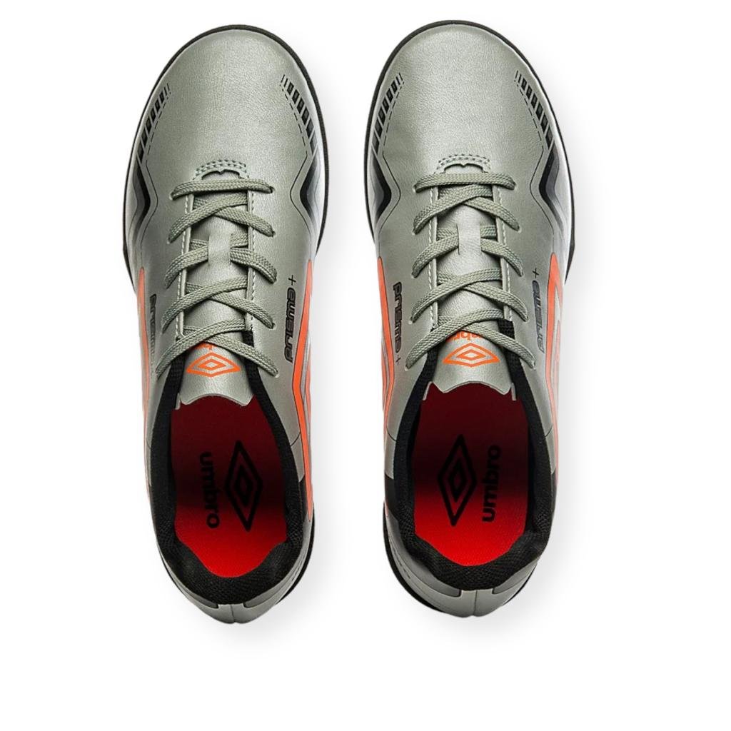 CHUTEIRA UMBRO PRISMA+ SOCIETY U01FB00143 Cinza/Laranja 3
