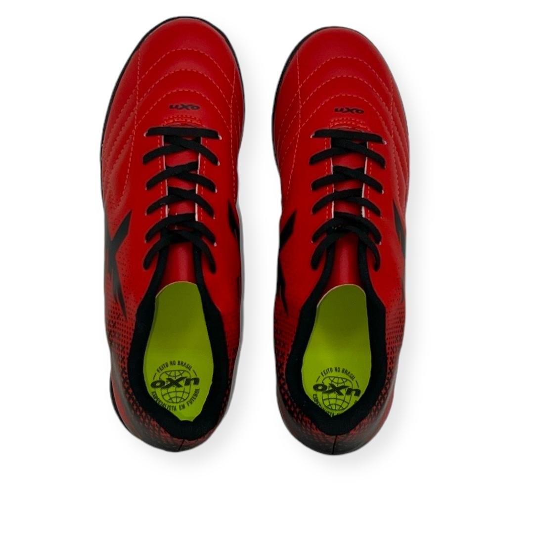 CHUTEIRA OXN FUTEBOL SOCIETY AD MASC EXPRESS FIT 2 339 Vermelho/Preto 3