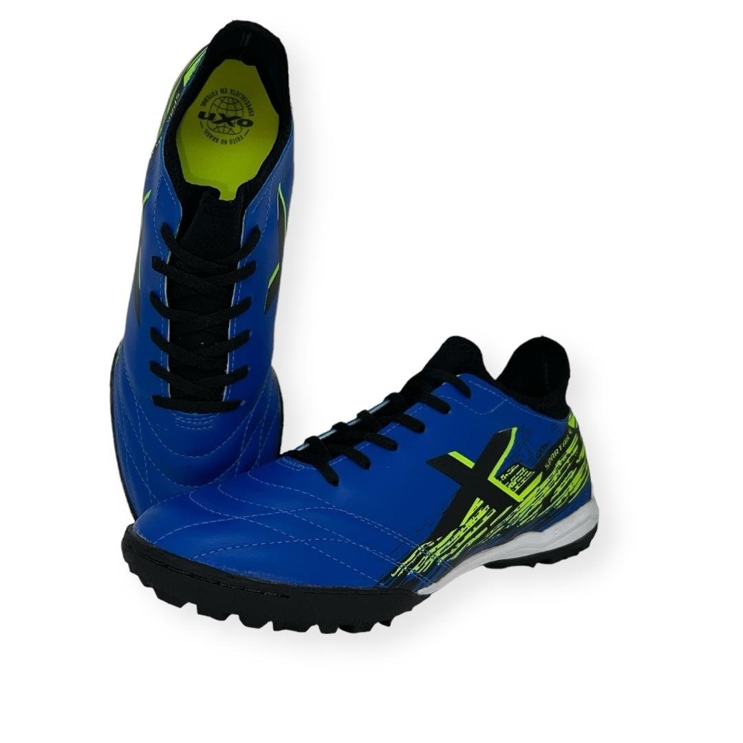 CHUTEIRA OXN FUTEBOL SOCIETY AD MASC SPARTAK 4 NEO 337 Azul/Preto 4