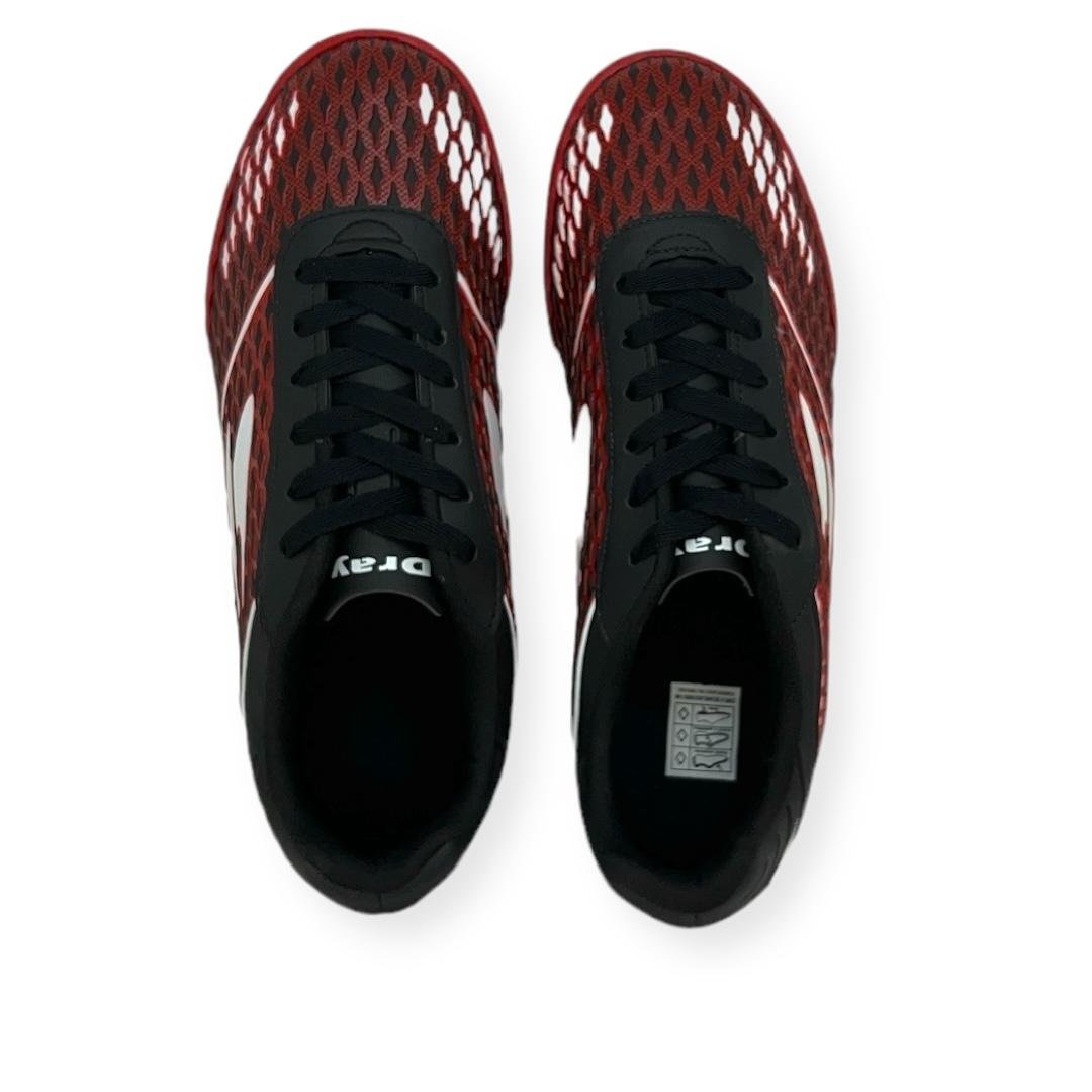 CHUTEIRA DRAY FUTEBOL SOCIETY AD MASC 395 Preto/Vermelho 3