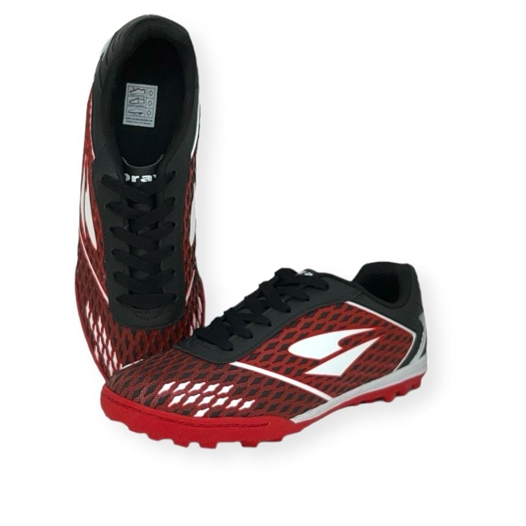 CHUTEIRA DRAY FUTEBOL SOCIETY AD MASC 395 Preto/Vermelho 4