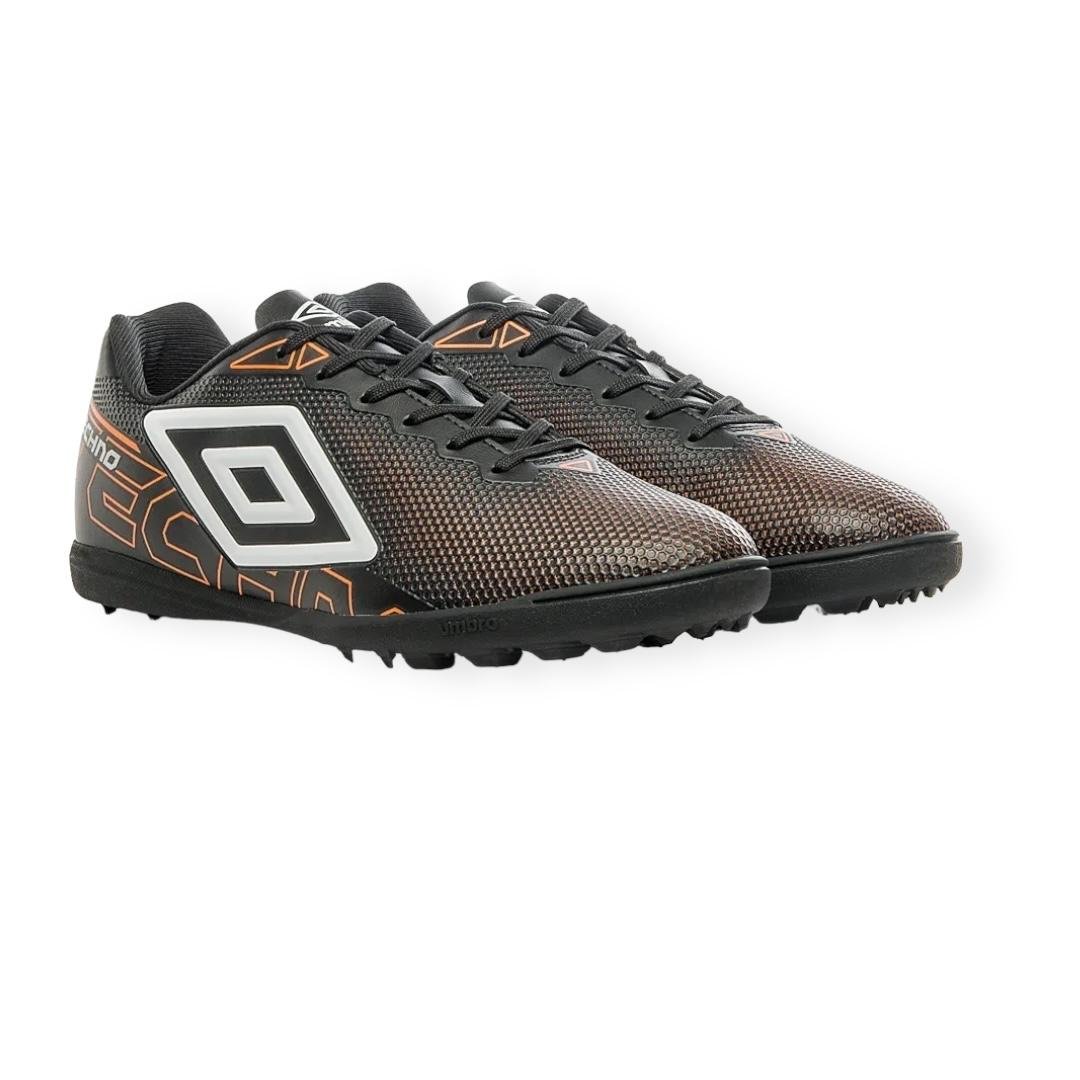 CHUTEIRA UMBRO SOCIETY TECHNO AD MASC U01FB00168-126 Preto/Laranja 2