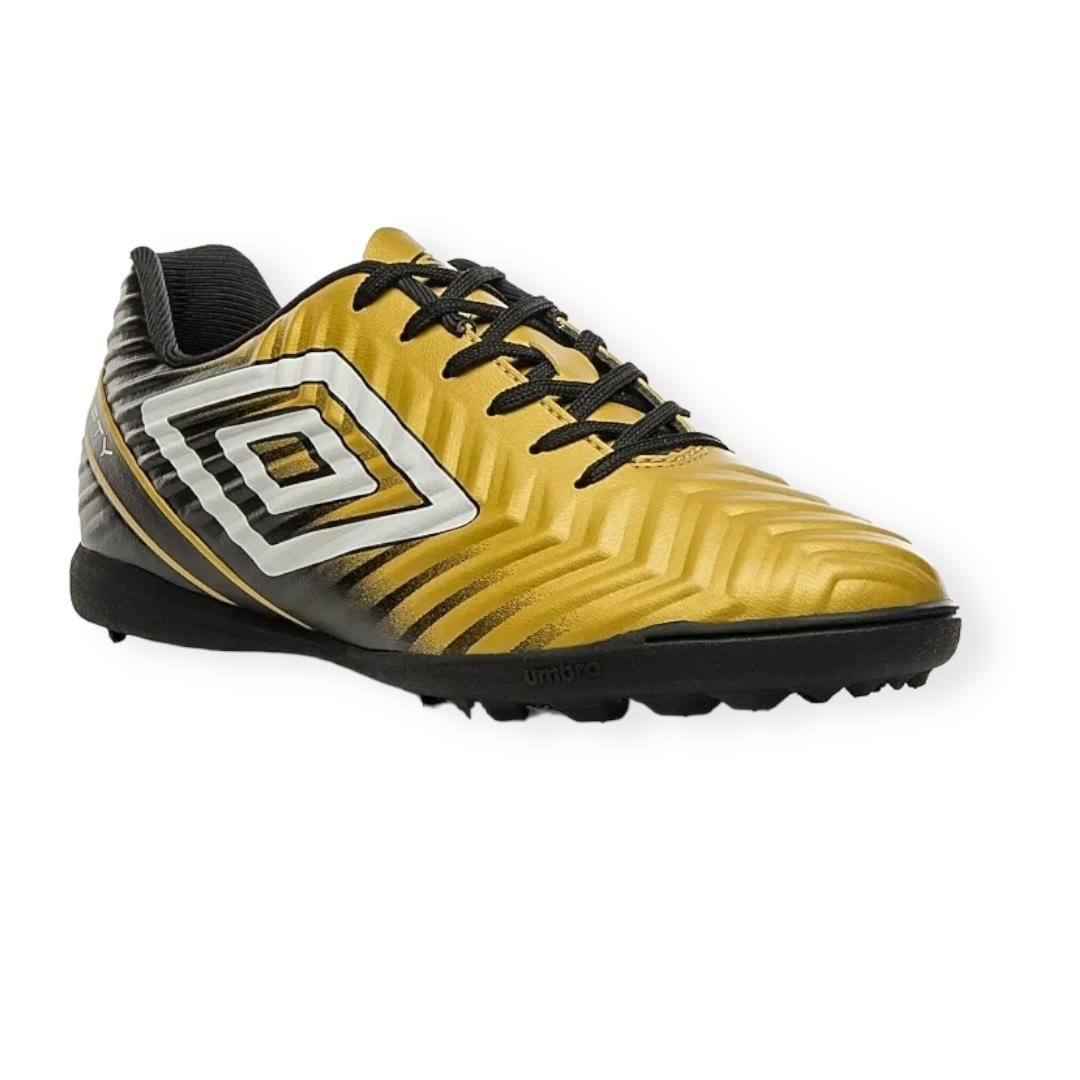 CHUTEIRA UMBRO SOCIETY FIFTY V AD MASC U03FB00165-912 Dourado/Preto 2