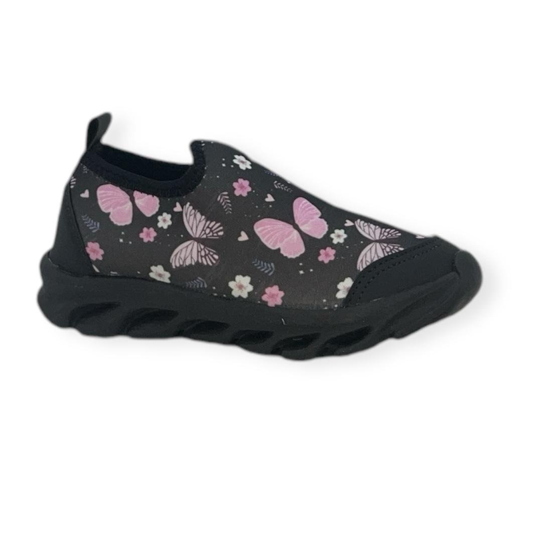 TENIS KID STAR CF33 BORBOLETAS Preto 2