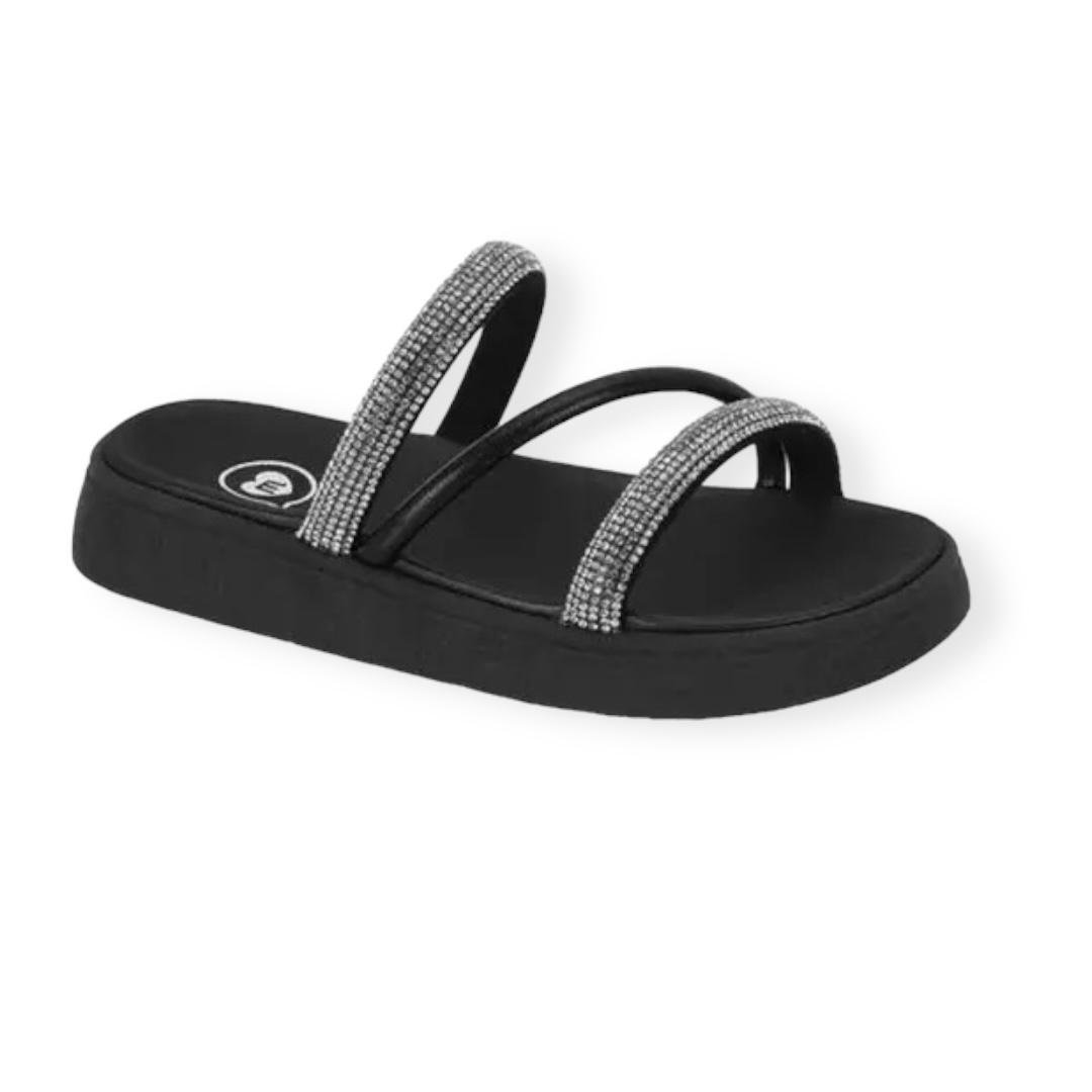 TAMANCO MOLEKINHA STRASS INF MENINA 2358.100 Preto 2