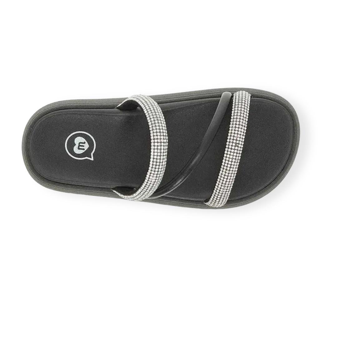 TAMANCO MOLEKINHA STRASS INF MENINA 2358.100 Preto 3