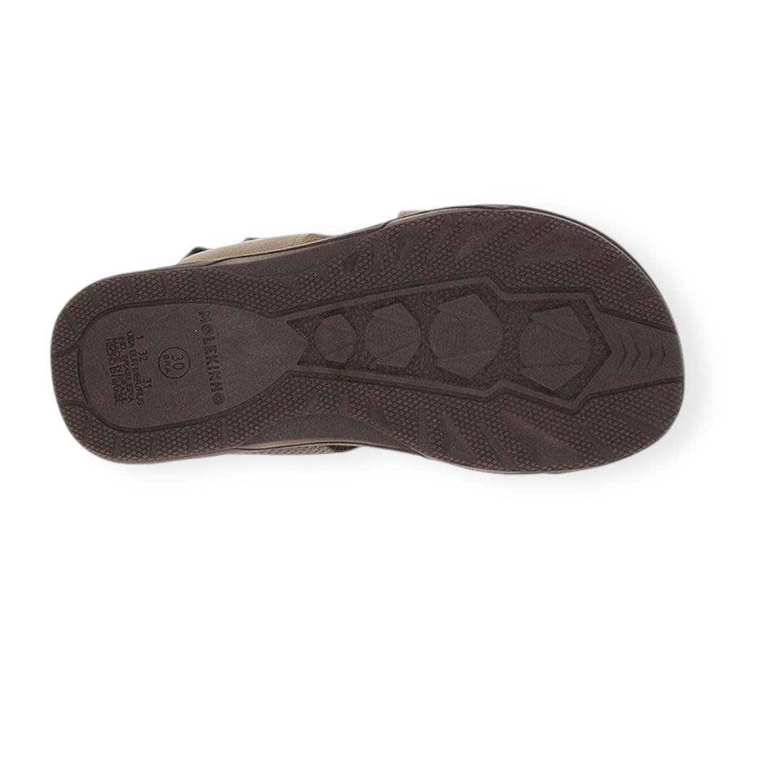 SANDALIA INFANTIL MENINO CASUAL MOLEKINHO 2402.744 Bege 4